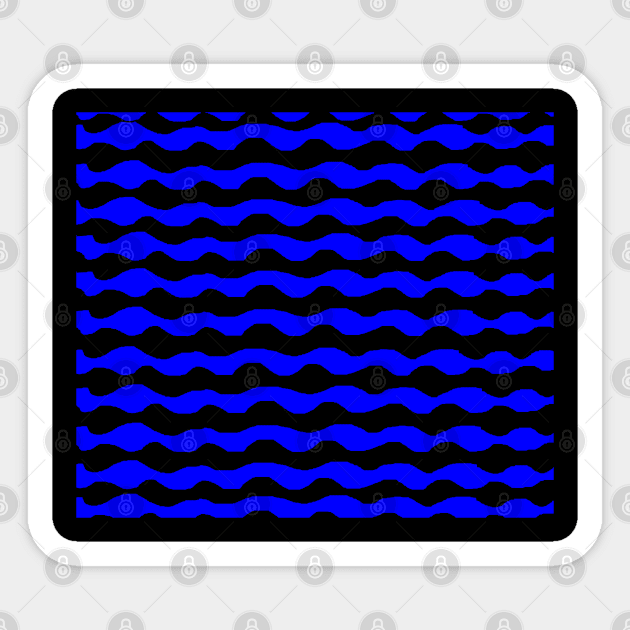 Black and blue stripped design Sticker by Samuelproductions19